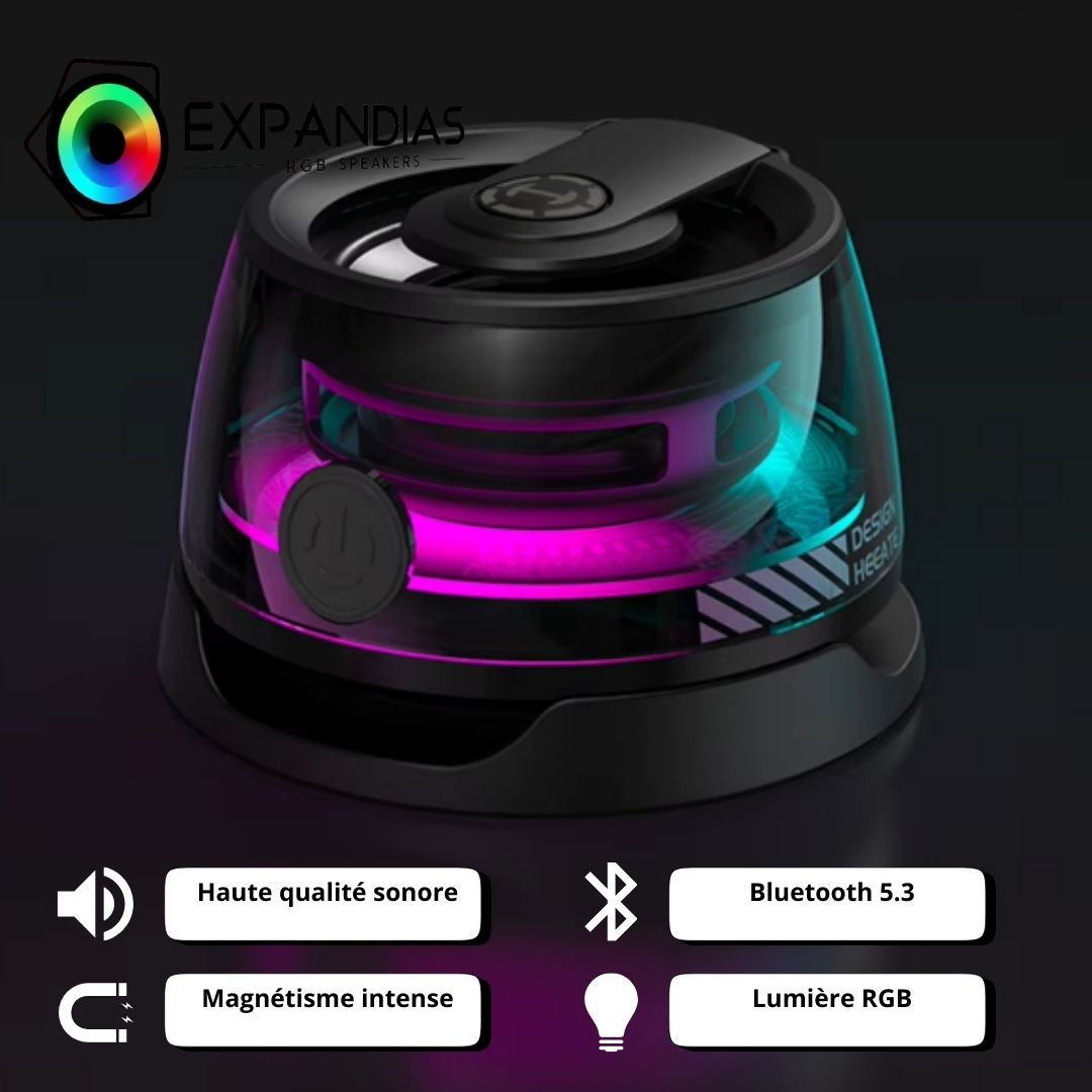 Enceinte magnétique RGB - Expandias